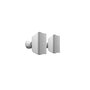 LD Systems LD DQOR 3W Altavoz de instalación pasivo bidireccional de 3" para interior/exterior, 8 ohmios, blanco (Par)
