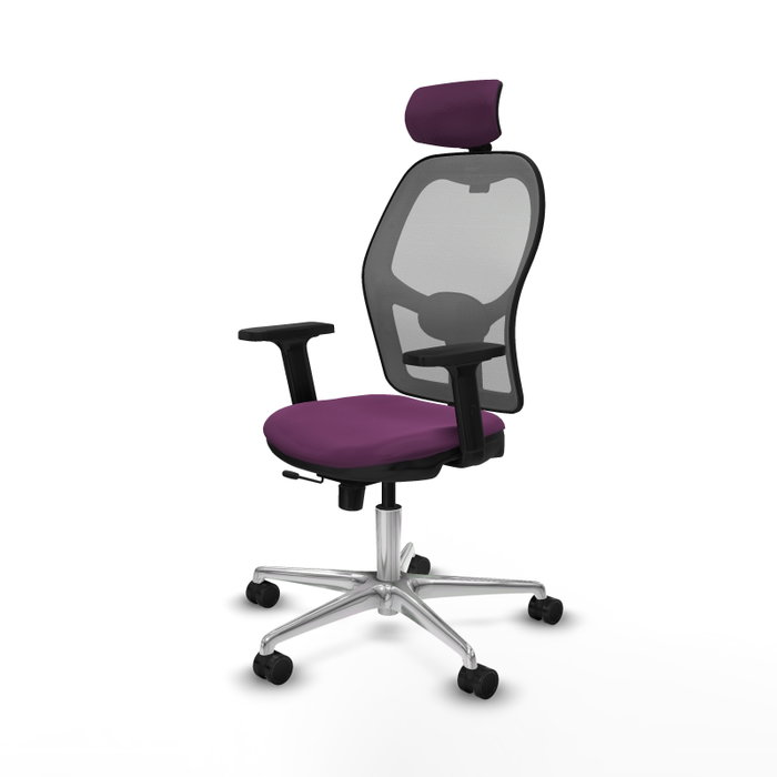 PIQUERAS Y CRESPO Silla de oficina Jorquera Morada y Gris PIQUERAS Y CRESPO Silla de oficina Jorquera Morada y Gris