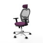 PIQUERAS Y CRESPO Silla de oficina Jorquera Morada y Gris