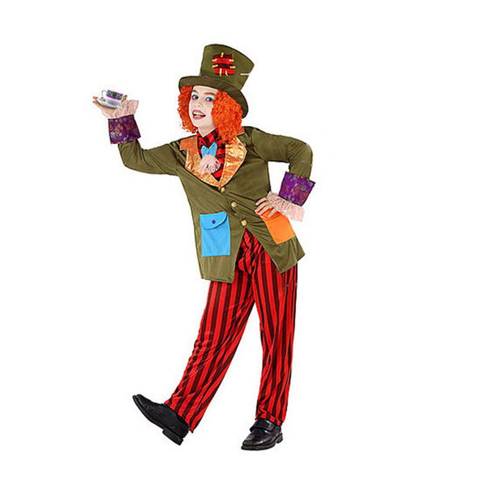 Atosa Disfraz Sombrerero Loco Niño Infantil Multicolor