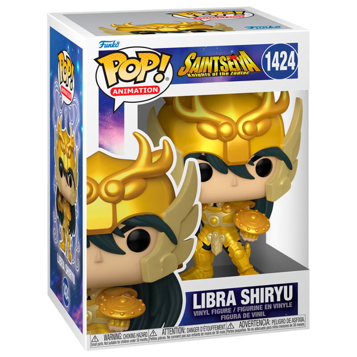 Funko POP Saint Seiya Libra Shiryu Figura Vinilo 9cm Caballeros del Zodiaco Caja Regalo