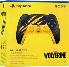 SONY DualSense Wireless-Controller Marvel's Wolverine Negro y Amarillo
