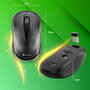 NGS EASY GAMMA Ratón de Oficina Ambidextro Inalámbrico Negro