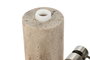 DKD Home Decor Dosificador de Resina Símil Mármol 284 ml