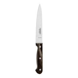 Tramontina Cuchillo Cocina Polywood 15 cm Hoja Acero Inoxidable Mango Madera Castaño Apto Lavavajillas