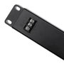 Qoltec Patch panel RACK 24 puertos Inyector PoE pasivo 48V negro