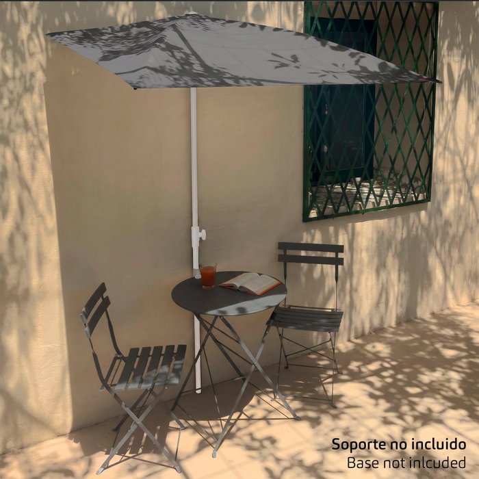 AKTIVE Sombrilla Garden 160x100cm Tubo 28/32 Poliéster AKTIVE Sombrilla Garden 160x100cm Tubo 28/32 Poliéster