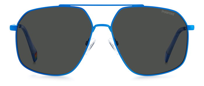 Polaroid PLD-6173-S-MVU-M9 Gafas de sol hexagonales con cristal gris polarizado