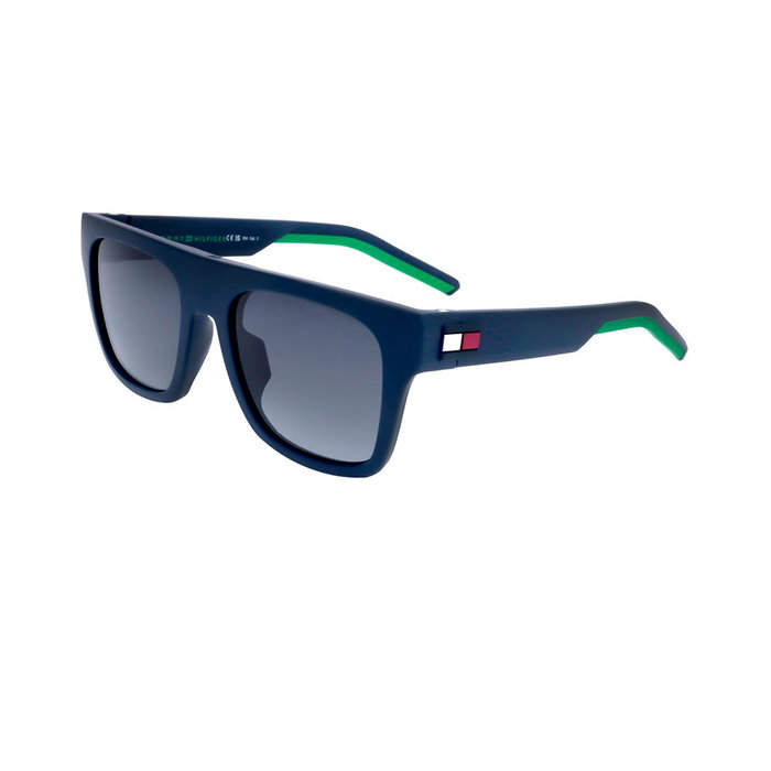 Tommy Hilfiger Gafas TH 1976/S Gafas de sol Hombre Rectangular Poliamida Negro 52-19-145