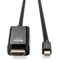 LINDY Adaptador de Cable DisplayPort a HDMI Macho 4K UHD 3840x2160, 1080p, Negro - Ref. 36927