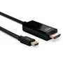 Lindy 36927 Adaptador de Cable DisplayPort a HDMI tipo A, 2m, Negro