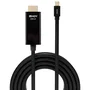 Lindy 36927 Adaptador de Cable DisplayPort a HDMI tipo A, 2m, Negro