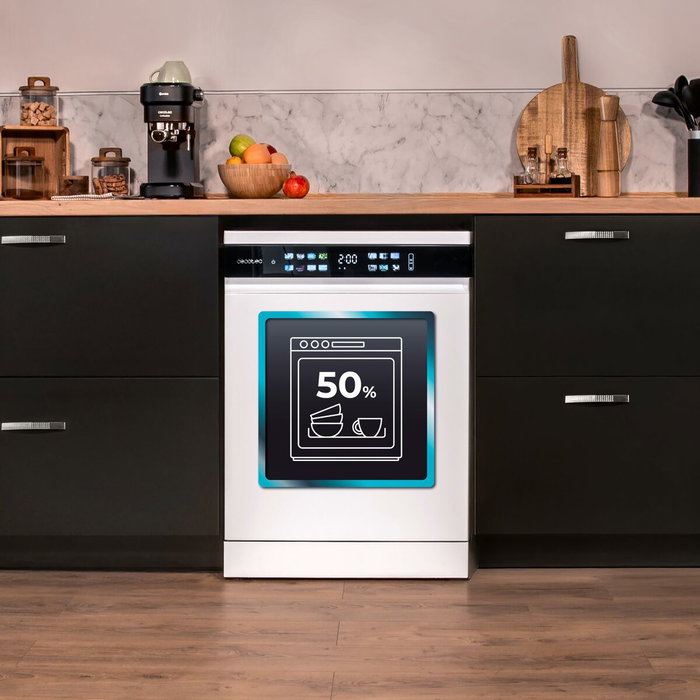 Lavavajillas Cecotec Bolero Aguazero 6210 D 60 cm Blanco