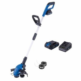 Scheppach C-LT300-X Recortadora inalámbrica 2 en 1 con batería de 2 Ah y cargador
