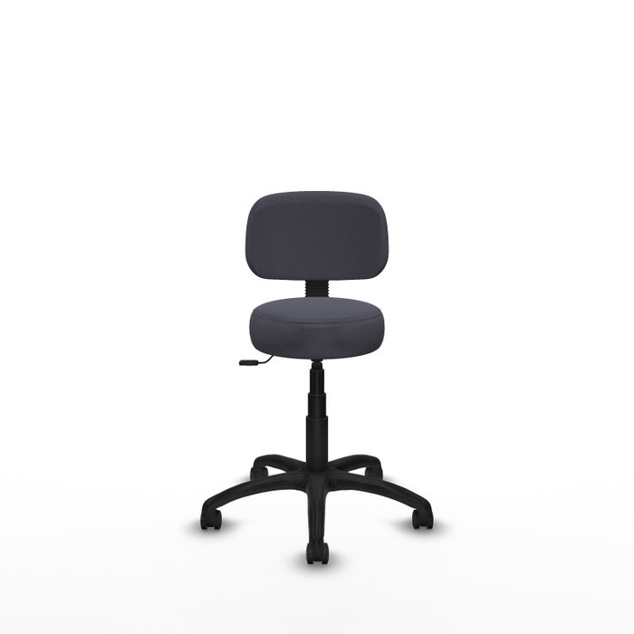 PIQUERAS Y CRESPO Silla Llanos giratoria Bali gris oscuro