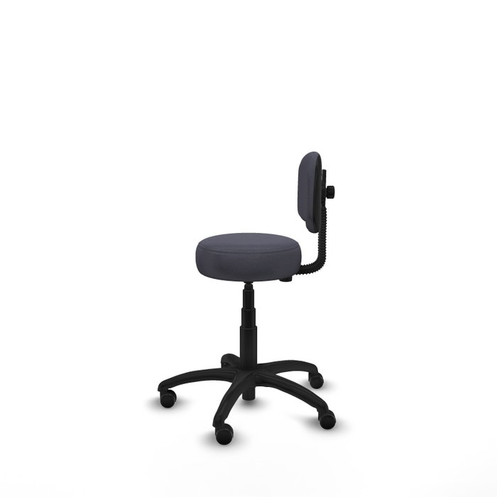 PIQUERAS Y CRESPO Silla Llanos giratoria Bali gris oscuro