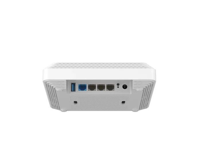 Keenetic Hopper SE (KN-3812) Router Inalámbrico Gigabit Wi-Fi 6 AX3000 Doble Banda con 4 Puertos LAN, Puerto USB 3.0 y Tecnología Mesh - Color Blanco