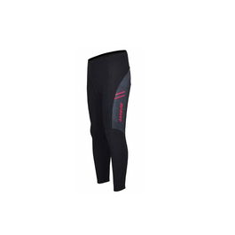 Cycling 3D Pad, Leggings sintéticos para hombres deportivos, Negro