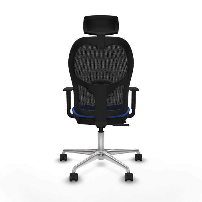 PIQUERAS Y CRESPO Silla de oficina Jorquera con mecanismo Sincro/Traslack Azul y Negro PIQUERAS Y CRESPO Silla de oficina Jorquera con mecanismo Sincro/Traslack Azul y Negro