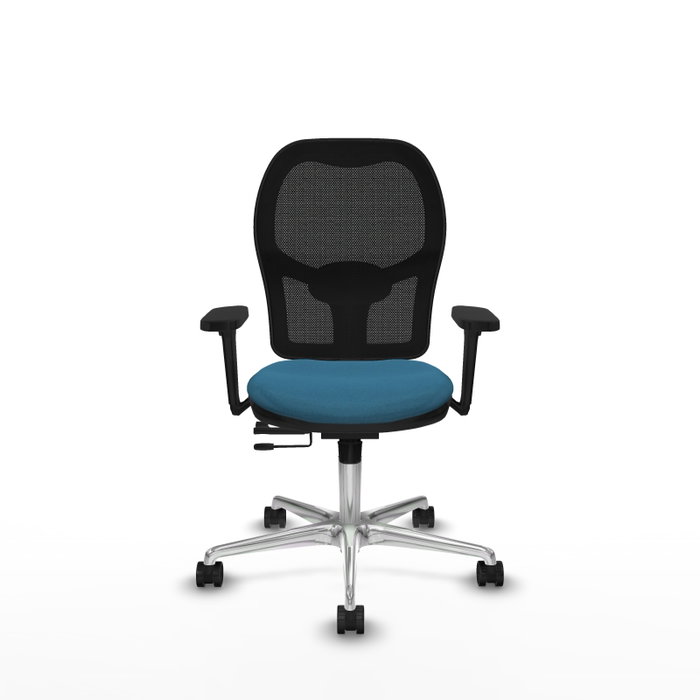 PIQUERAS Y CRESPO Silla de oficina Jorquera con mecanismo Sincro/Traslack Verde petróleo y Negro PIQUERAS Y CRESPO Silla de oficina Jorquera con mecanismo Sincro/Traslack Verde petróleo y Negro