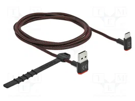 DeLOCK Cable EASY-USB 2.0 Tipo-A a USB Type-C de 1,5 m Negro