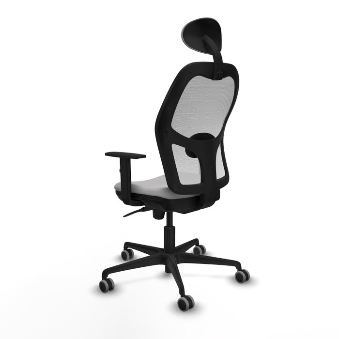 PIQUERAS Y CRESPO Silla de oficina Jorquera Sincro Gris claro y Blanco