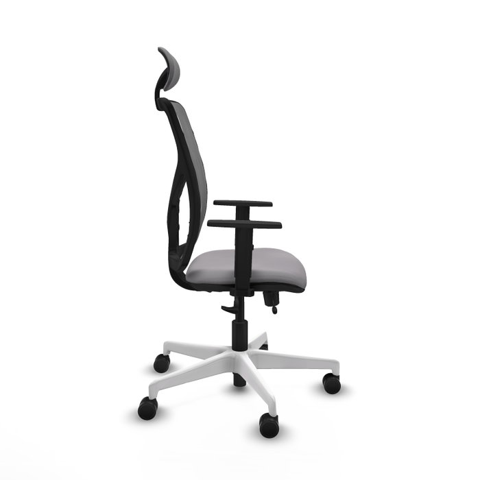 PIQUERAS Y CRESPO Silla de oficina Motilla Gris con mecanismo Sincro/Traslack PIQUERAS Y CRESPO Silla de oficina Motilla Gris con mecanismo Sincro/Traslack