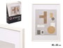 GIFTDECOR Portafotos de Pared Madera Paspartu 40x50cm Blanco
