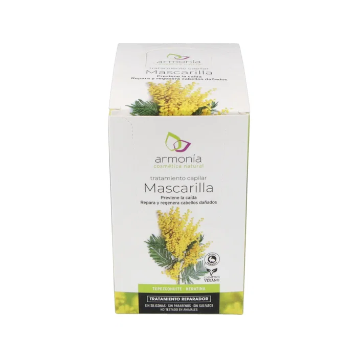 ARMONIA Mascarilla Capilar De Tepezcohuite - Tratamiento Intensivo para Pelo Dañado, Teñido, Frágil, 24Sbrs ARMONIA Mascarilla Capilar De Tepezcohuite - Tratamiento Intensivo para Pelo Dañado, Teñido, Frágil, 24Sbrs