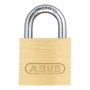 Abus 713/30 Candado de Latón, 30 mm, con 2 Llaves Incluidas - Candado de Seguridad con Arco 14.5 x 14 mm