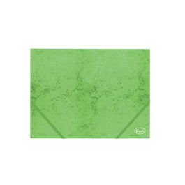 Carpeta De Gomas Y Solapas Forofis Carton A4 Verde (Set de 10)