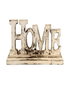 DKD Home Decor Decoración MDF 51x8x20 Home Envejecido Blanco