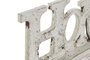 DKD Home Decor Decoración MDF 51x8x20 Home Envejecido Blanco