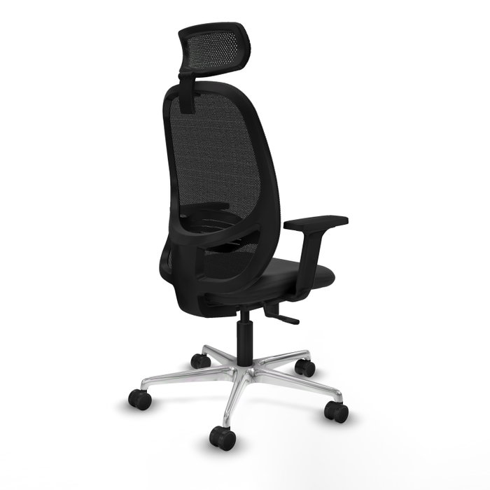 PIQUERAS Y CRESPO Silla de oficina Cilanco con Mecanismo Sincro Gris oscuro y Negro PIQUERAS Y CRESPO Silla de oficina Cilanco con Mecanismo Sincro Gris oscuro y Negro