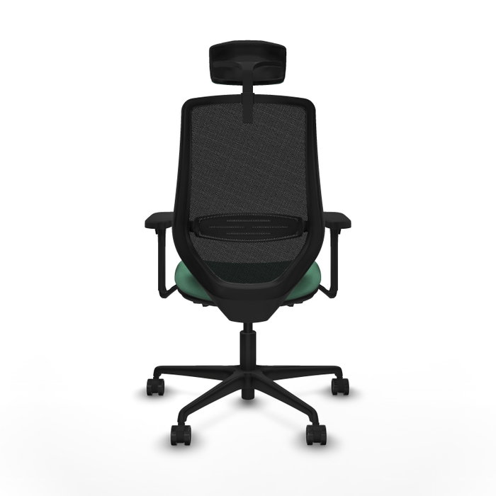 PIQUERAS Y CRESPO Silla de oficina Mardos con mecanismo Sincro/Traslack Verde esmeralda