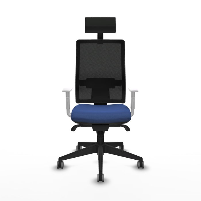 PIQUERAS Y CRESPO Silla de oficina Horna con mecanismo Sincro, Azul marino y Negro PIQUERAS Y CRESPO Silla de oficina Horna con mecanismo Sincro, Azul marino y Negro