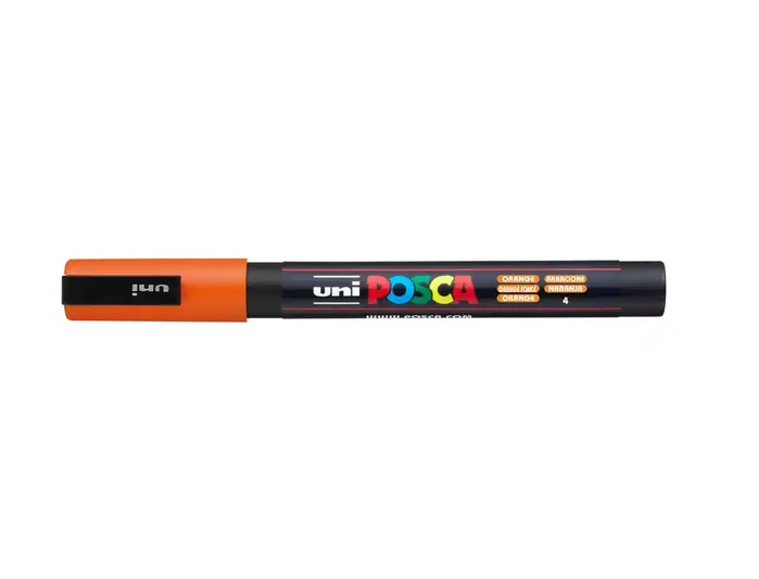 Posca Marcador PC-3M Punta Cónica 0,9-1,3 mm Naranja Posca Marcador PC-3M Punta Cónica 0,9-1,3 mm Naranja