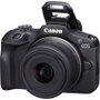 Canon EOS R100 con lente RF-S 18-45mm IS STM Kit Negro