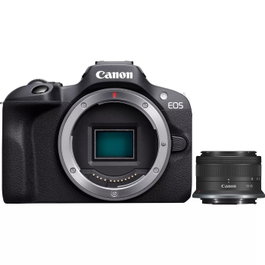 Canon EOS R100 con lente RF-S 18-45mm IS STM Kit Negro