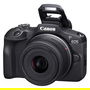 Canon EOS R100 Kit Cámara Mirrorless APS-C 24.1MP 4K + Objetivo RF-S 18-45mm F4.5-6.3 IS STM, Negra