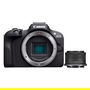 Canon EOS R100 Kit Cámara Mirrorless APS-C 24.1MP 4K + Objetivo RF-S 18-45mm F4.5-6.3 IS STM, Negra