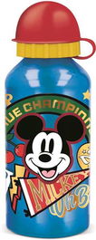 Mickey True Champions Botella de Aluminio Pequeña 400 ml con Diseño Mickey Mouse para Niños