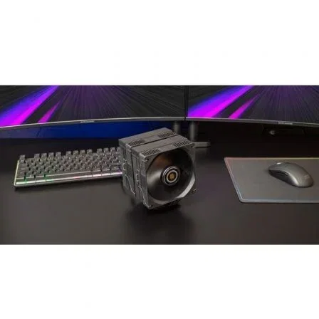 Mars Gaming MCPU-X26PRO Disipador CPU por aire Dual-Tower con 6 Heatpipes, 2 Ventiladores FDB 120mm, 350W TDP, Compatible con Intel LGA 1700/1200 y AMD AM5/AM4