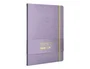 Antartik Cuaderno A4 Tapa Dura Hojas Cuadriculadas Morado y Amarillo 100 Hojas 80gr FSC
