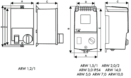 BREVE TUFVASSONS Regulador de velocidad de 5 pasos para motores de ventiladores 230V AC BREVE TUFVASSONS Regulador de velocidad de 5 pasos para motores de ventiladores 230V AC
