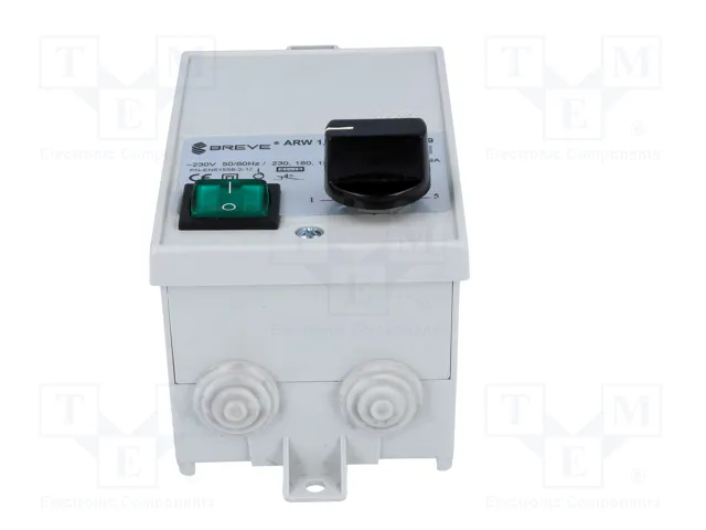 BREVE TUFVASSONS Regulador de velocidad de 5 pasos para motores de ventiladores 230V AC BREVE TUFVASSONS Regulador de velocidad de 5 pasos para motores de ventiladores 230V AC
