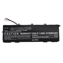 CoreParts Batería para HP EliteBook X360 830 G6 Li-Polymer 50.16Wh 7.6V 6600mAh Negra