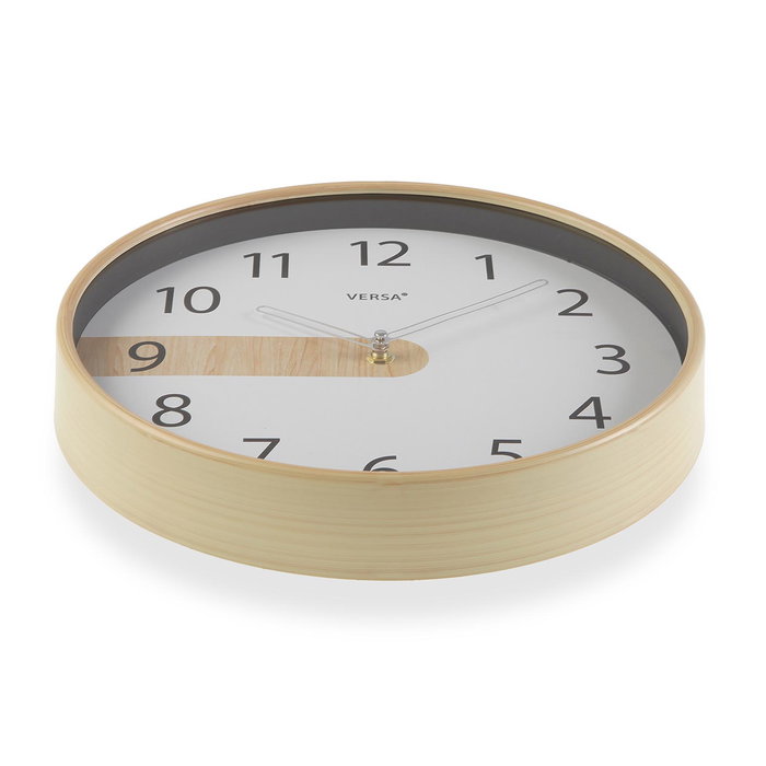 Reloj de Pared Versa Blanco Plástico Cuarzo 4,3 x 30,5 x 30,5 cm