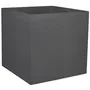 Eda Caja de flores cuadrada Graphit 57 L 49.5 x 49.5 x 49.5 cm Gris antracita