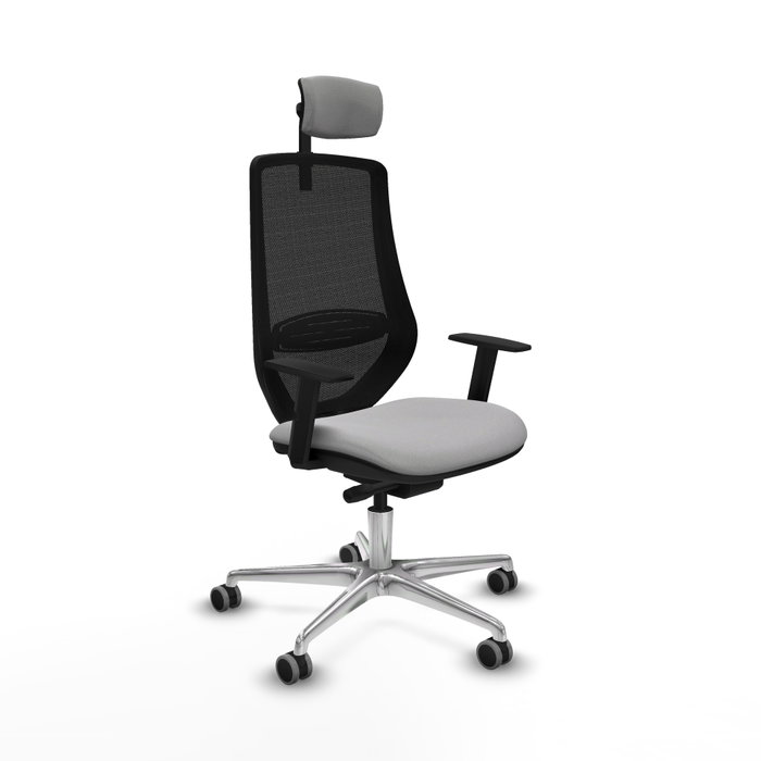 PIQUERAS Y CRESPO Silla de oficina Mardos Gris claro/Negro PIQUERAS Y CRESPO Silla de oficina Mardos Gris claro/Negro